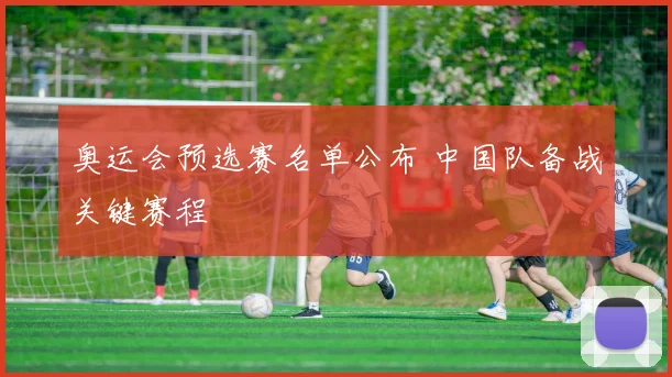 奥运会预选赛名单公布 中国队备战关键赛程